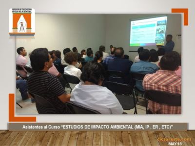 Fotografía 3 de 7 del álbum Curso ESTUDIOS DE IMPACTO AMBIENTAL (MIA, IP, ER, ETC) (2)