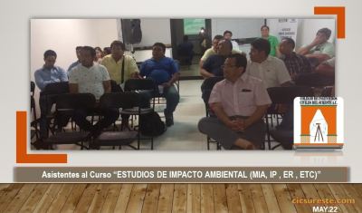 Fotografía 4 de 6 del álbum Curso ESTUDIOS DE IMPACTO AMBIENTAL (MIA, IP, ER, ETC)