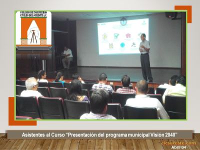 Fotografía 3 de 5 del álbum Presentación Del Programa Municipal De Desarrollo Urbano Visión 2040