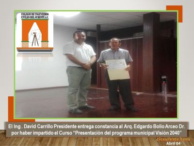 Fotografía 2 de 5 del álbum Presentación Del Programa Municipal De Desarrollo Urbano Visión 2040