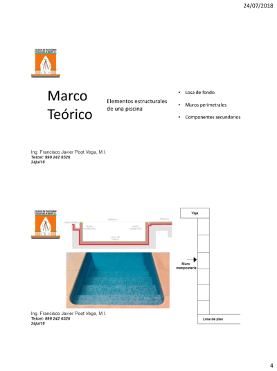 Fotografía 8 de 12 del álbum Curso Revisión Estructural De Albercas