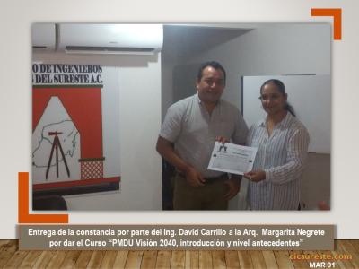 Fotografía 9 de 9 del álbum Curso PMDU Visión 2040, Introducción Y Nivel Antecedentes
