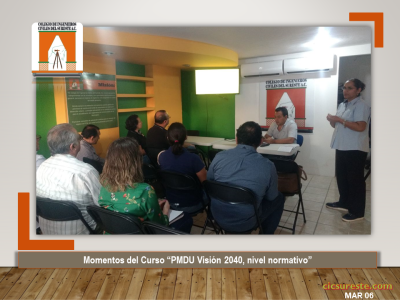 Fotografía 2 de 4 del álbum Curso PMDU Visión 2040, Nivel Normativo