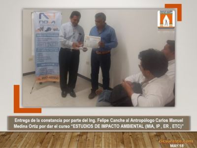 Fotografía 6 de 7 del álbum Curso ESTUDIOS DE IMPACTO AMBIENTAL (MIA, IP, ER, ETC) (2)