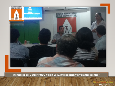 Fotografía 3 de 9 del álbum Curso PMDU Visión 2040, Introducción Y Nivel Antecedentes