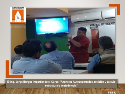 Fotografía 3 de 6 del álbum Curso Anuncios Autosoportados, Revisión Y Cálculo Estructural Y Metodología