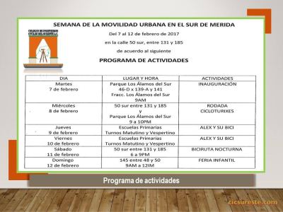 Fotografía 2 de 2 del álbum Semana De La Movilidad Urbana En El Sur De Mérida